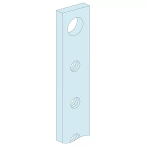   Schneider Electric PrismaSeT - LVS04174 - 4 bucăți șine cu orificiu filetat. 630A lungime=1400
