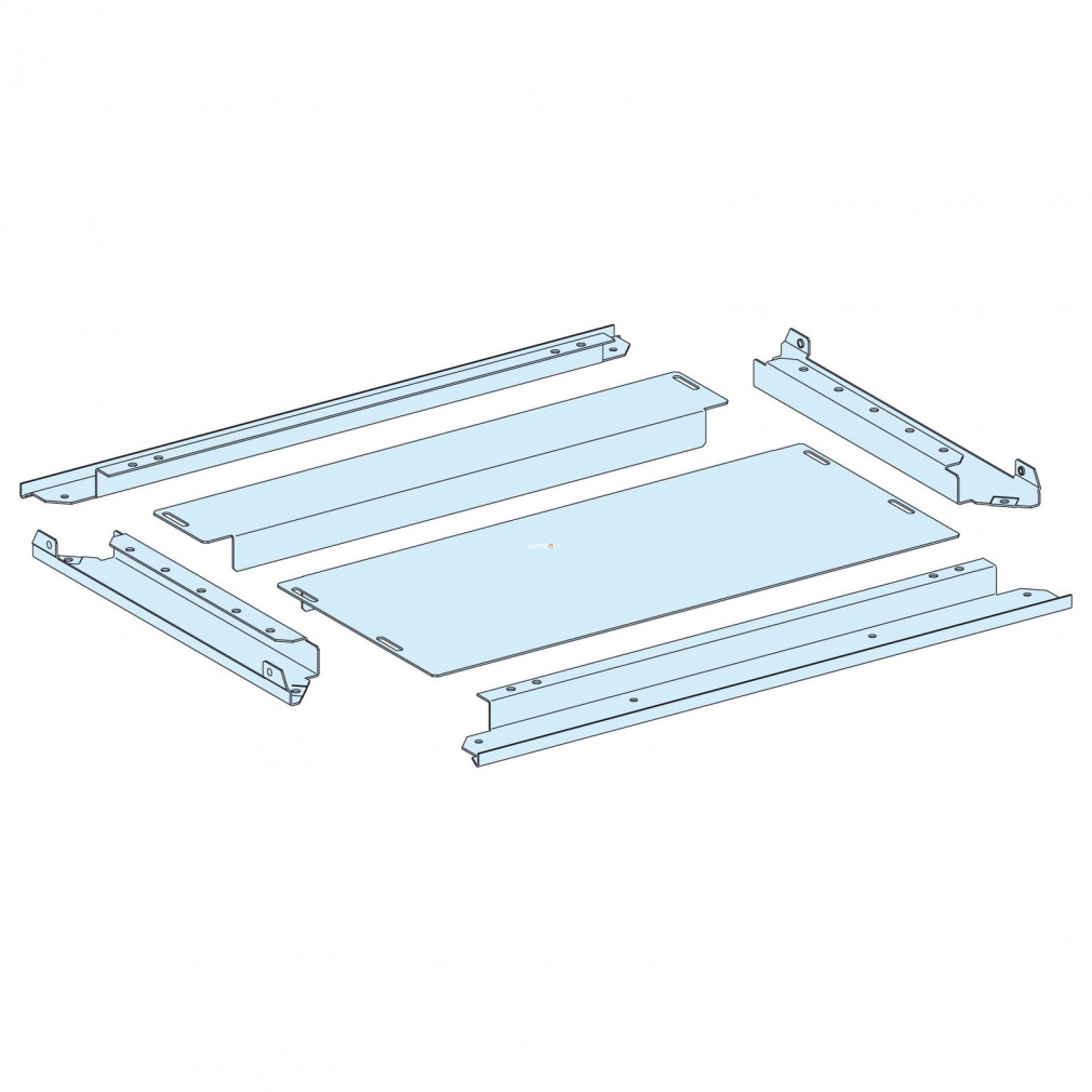 Schneider Prisma SeT IP30 Placă de intrare cabluri în 2 părți, L=650mm, P=400mm LVS08496