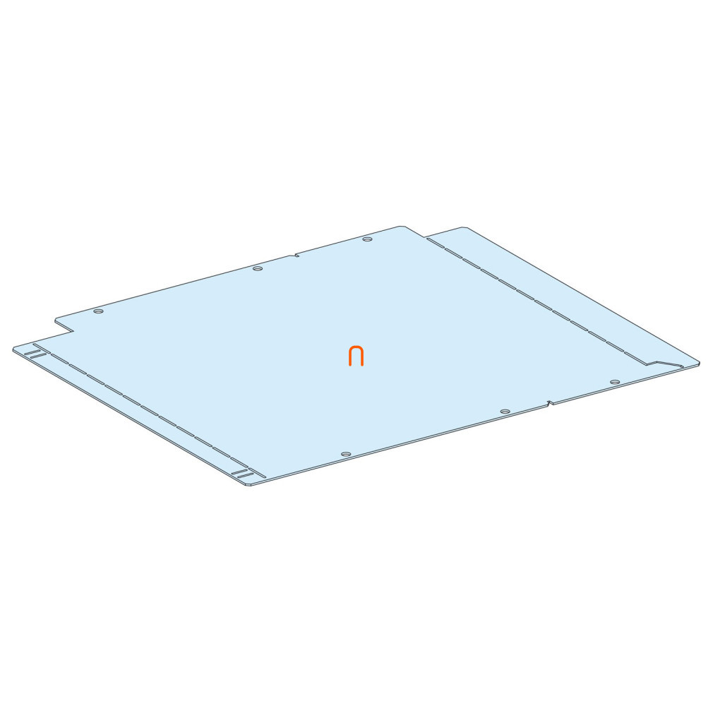 Prisma SeT Carcasă completă pentru șine orizontale inferioare, W=400 mm, D=400 mm LVS04915 Schneider