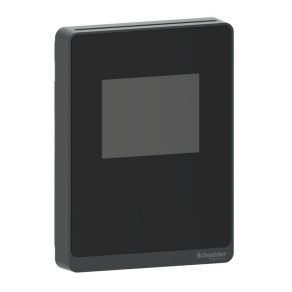   Senzori de calitate a aerului Schneider Electric - SLPBTC2 - senzor de dioxid de carbon și umiditate, ecran tactil, BAC/MB, negru