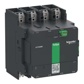   Schneider Electric TeSys G - LC1G2654KUEN - contactor standard 4P, 265 A, AC3, tensiune de bobină 100-250 V CA/CC