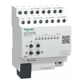   Schneider Electric KNX - MTN6730-0002 Regulator de supape pentru încălzire și răcire, 6 canale