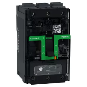   Schneider Electric ComPacT NSXm (2021) - C11E3TM025L - Întrerupător (16 kA 415 VAC), 3P 3d, 25 A, unitate de declanșare TMD, cu conectori EverLink