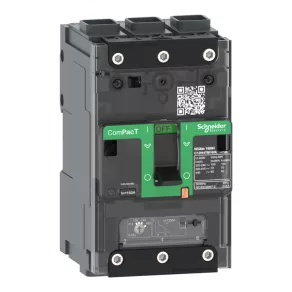   Schneider Electric ComPacT NSXm (2021) - C11B3TM025L - Întrerupător automat (25 kA 415 VAC), 3P 3d, unitate de declanșare TMD cu setare 25 A, conectori EverLink