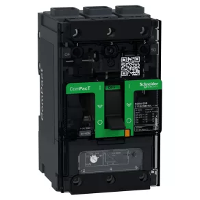   Schneider Electric ComPacT NSXm (2021) - C11B3TM040L - Întrerupător (25 kA 415 VAC), 3P 3d, 40 A, unitate de declanșare TMD, cu conectori EverLink