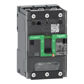   Schneider Electric ComPacT NSXm (2021) - C11B3TM050B - Întrerupător automat (25 kA 415 VAC), 3P 3d, unitate de declanșare TMD cu setare de 50 A, cu terminale presate și conectori pentru șină