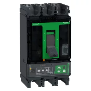   Schneider Electric ComPacT NSX (2021) - C40F34V400 - întrerupător NSX400F, 36 kA 415 V c.a., unitate de declanșare MicroLogic 4.3 Vigi 400 A, 3P3d