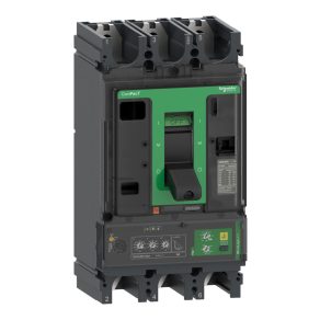   Schneider Electric ComPacT NSX (2021) - C63F34V570 - Întrerupător NSX630F, 36 kA 415 VAC, unitate de declanșare MicroLogic 4.3 Vigi 570 A, 3P3d