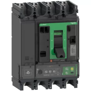   Schneider Electric ComPacT NSX (2021) - C63H44V570 - Întrerupător NSX630H, 70 kA 415 VAC, unitate de declanșare MicroLogic 4.3 Vigi 570 A, 4P4d