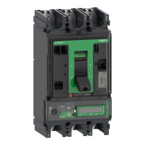   Schneider Electric ComPacT NSX (2021) - C40F37E400 - Întrerupător NSX400F, 36 kA 415 VAC, unitate de declanșare MicroLogic 7.3 E Vigi 400 A, 3P3d