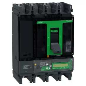   Schneider Electric ComPacT NSX (2021) - C63H47E570 - întrerupător NSX630H, 70 kA 415 VCA, unitate de declanșare MicroLogic 7.3 E Vigi 570 A, 4P4d