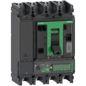   Schneider Electric ComPacT NSX (2021) - C40H47E400 - Întrerupător NSX400H, 70 kA 415 VAC, unitate de declanșare MicroLogic 7.3 E Vigi 400 A, 4P4d