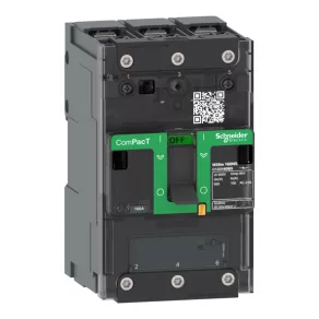   Schneider Electric ComPacT NSXm NA (2021) - C123160BS - Întrerupător automat 160NA AC 3P 160A cu racordare prin cablu