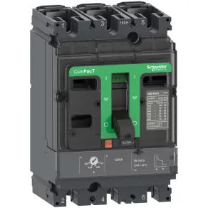   Schneider Electric ComPacT NSX (2021) - C10N3TM100 - Întrerupător NSX100N, 50 kA 415 VAC, unitate de declanșare TMD 100 A, 3P3d
