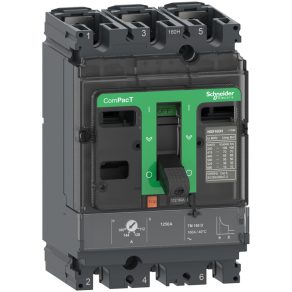   Schneider Electric ComPacT NSX (2021) - C16N3TM125 - Întrerupător NSX160N, 50 kA 415 VAC, unitate de declanșare TMD 125 A, 3P3d