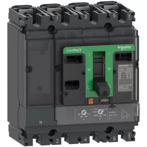   Schneider Electric ComPacT NSX (2021) - C16N6TM160 - Disjunctor NSX160N, 50 kA 415 VAC, unitate de declanșare TMD 160 A, 4P3d
