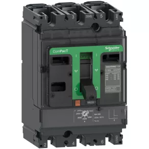   Schneider Electric ComPacT NSX (2021) - C10N3MA050 - Întrerupător NSX100N, 50 kA 415 VCA, unitate de declanșare MA 50 A, 3P3d