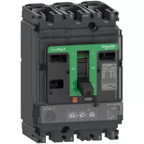   Schneider Electric ComPacT NSX (2021) - C16H32D100 - Întrerupător NSX160H, 70 kA 415 VCA, unitate de declanșare MicroLogic 2.2 100 A, 3P3d