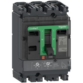  Schneider Electric ComPacT NSX (2021) - C25R3TM200 - Disjunctor NSX250R, 200 kA 415 VAC, unitate de declanșare TMD 200 A, 3P3d