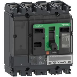   Schneider Electric ComPacT NSX (2021) - C25R46E100 - Întrerupător NSX250R, 200 kA 415 VAC, unitate de declanșare MicroLogic 6.2 E 100 A, 4P4d