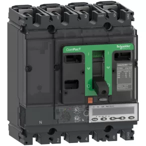   Schneider Electric ComPacT NSX (2021) - C25R46E250 - Întrerupător NSX250R, 200 kA 415 VAC, unitate de declanșare MicroLogic 6.2 E 250 A, 4P4d