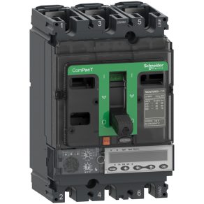   Schneider Electric ComPacT NSX (2021) - C25V36E100 - Întrerupător NSX250HB1, 75 kA 690 VAC, unitate de declanșare MicroLogic 6.2 E 100 A, 3P3d