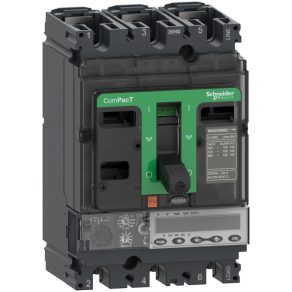   Schneider Electric ComPacT NSX (2021) - C25W35E160 - Întrerupător NSX250HB2, 100 kA 690 VAC, unitate de declanșare MicroLogic 5.2 E 160 A, 3P3d