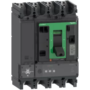   Schneider Electric ComPacT NSX (2021) - C63H42D630 - întrerupător NSX630H, 70 kA 415 VAC, unitate de eliberare MicroLogic 2.3 630 A, 4P4d