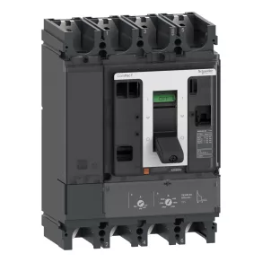   Schneider Electric ComPacT pentru curent continuu (2021) - C40F4TM250D1 - Întrerupător, 10 kA, DC PV, 4P4D, 250 A, TMD (ComPacT NSX400F)