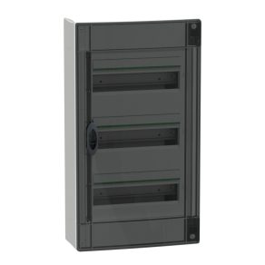   Schneider Electric PrismaSeT XS - LVSXR313 - Dulap, ușă de culoare fumurie, montat la suprafață, 3x13 module, PEN