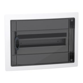   Schneider Electric PrismaSeT XS - LVSXP118 - Dulap, ușă de culoare fum, încastrat, 1x18 module, PEN