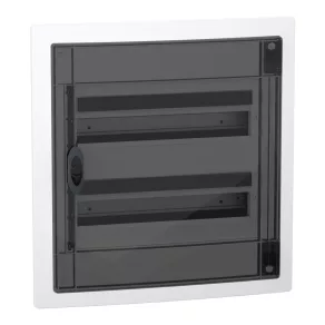   Schneider Electric PrismaSeT XS - LVSXP218 - Dulap, ușă de culoare fum, încastrată, 2x18 module, PEN