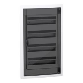   Schneider Electric PrismaSeT XS - LVSXP418 - Dulap, ușă de culoare fumurie, încastrat, 4x18 module, PEN