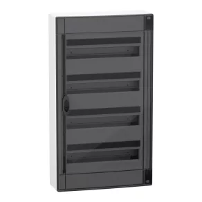   Schneider Electric PrismaSeT XS - LVSXR418 - Dulap, ușă de culoare fum, montare pe perete, 4x18 module, PEN
