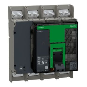  Schneider Electric ComPacT NS (2021) - C125H450FM - 1250 H 4P dispozitiv de control manual fix cu conexiune frontală Micrologic 5.0