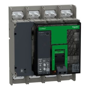   Schneider Electric ComPacT NS (2021) - C125H460FM - Dispozitiv de control manual fix 1250 H 4P cu conexiune frontală Micrologic 6.0