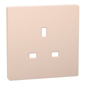   Schneider Electric Merten System Design - MTN2120-6033 - Placă de acoperire pentru priză britanică, Sahara