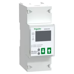   Seria iEM2000 de la Schneider Electric - A9MEM2455 - contor de energie monofazat modular iEM2455 - 230 V - 100 A cu comunicație Modbus