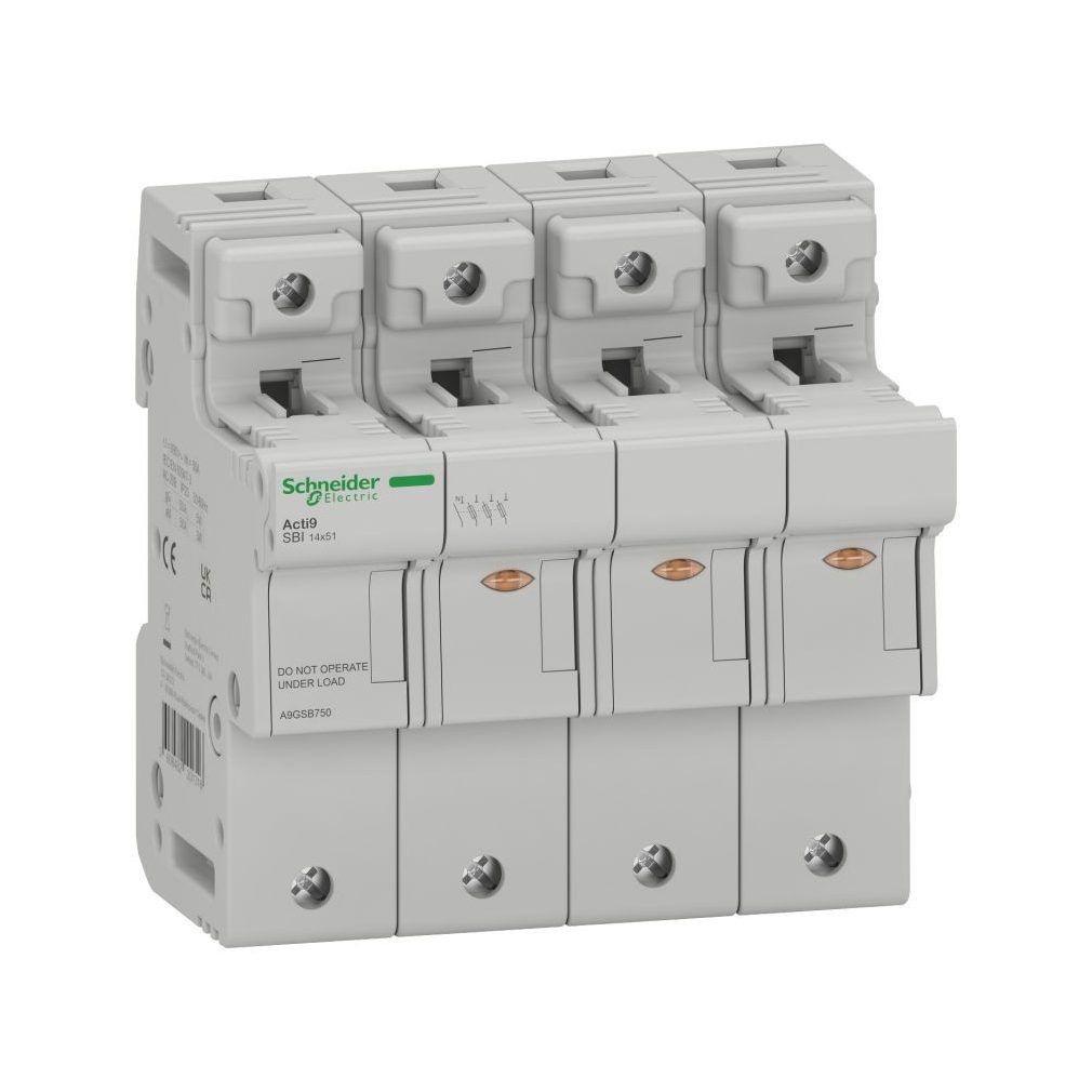 Schneider ACTI9 SBI deconector cu siguranță 3P+N, 14x51mm, A9GSB750