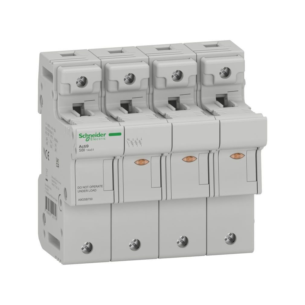 Schneider ACTI9 SBI seccionator cu siguranță termică 3P+N, 14x51mm, A9GSB750