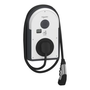   Stație de încărcare pentru mașini electrice Schneider Electric EVlink Pro AC EVB3S07NCAM 1*32 Amperi - 7,4 kW, cu cablu încorporat + protecție RDC-DD 6 mA + întrerupător de circuit Asi 30 mA + MNx + contor MID