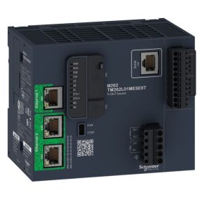   Schneider Electric Modicon M262 - TM262L01MESE8T - controler logic pentru mașini PLC, 8 I/O, 5ns/inst Opt. Ethernet