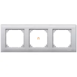 Cadru triplu Schneider Merten M-Plan, din aluminiu MTN486360