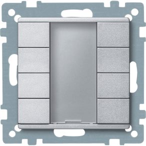   Schneider Electric KNX - MTN627860 - Buton cu 4 taste Merten-KNX, SystemM, aluminiu
