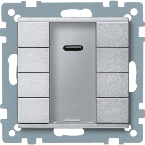   Schneider Electric KNX - MTN627960 - Buton IR Merten-KNX cu 4 intrări, SystemM, aluminiu