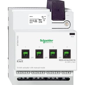   Schneider Electric KNX - MTN647593 - Merten-KNX REG-K/4x230/16 comutator cu mod manual