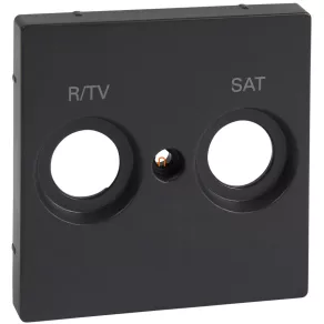   Capac Schneider Merten TV/R-SAT, cu 2 ieșiri, antracit (System-M)