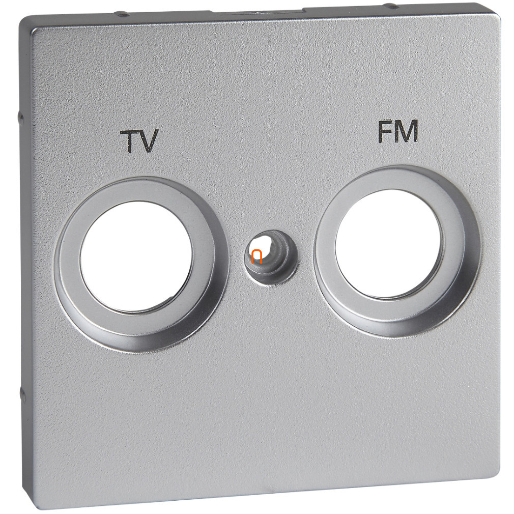 Schneider Merten System M TV-R capac, cu 2 ieșiri, aluminiu MTN299560