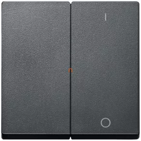   Schneider Merten System M, buton dublu, I/O, antracit MTN312014