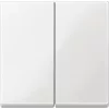 Schneider Electric Merten System M - MTN432519 - Buton dublu, System-M, alb polar